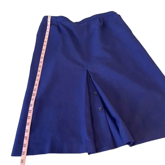 Natural Dimensions Women's Vintage Blue Midi Skirt Size 34 Casual - Picture 5 of 11